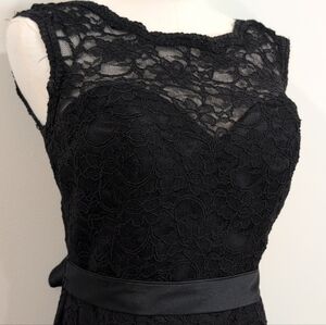 Black Lace Formal Dress